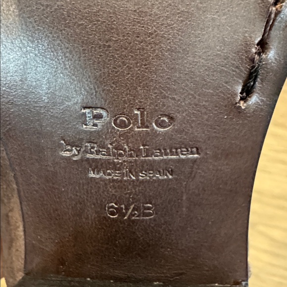 Ralph Lauren Brown Calfskin Suede Western Boot - never worn - still in box. - Picture 5 of 7